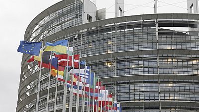 Az EP épülete Strasbourgban 2024. február 7-én