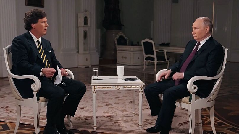 Carlson és Putyin beszélgetése