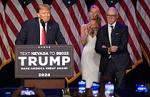 Donald Trump in Nevada, nachdem er die Vorwahlen in dem Bundesstaat gewonnen hat.
