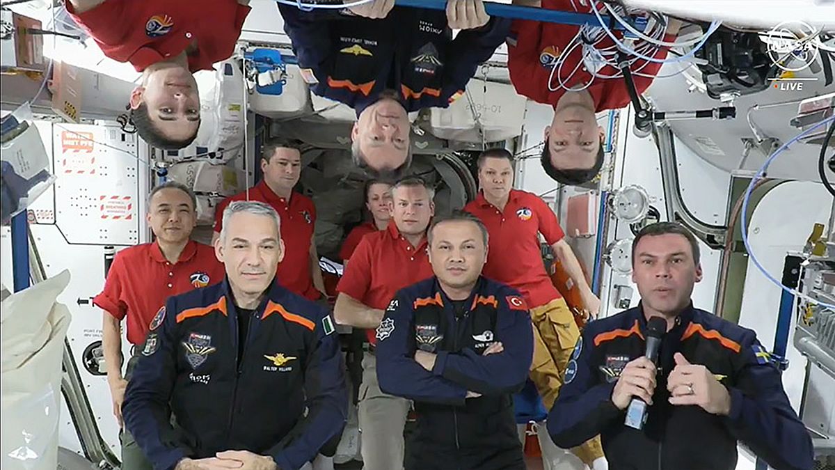 Astronauts from Turkey, Italy and Sweden return to Earth, ending private space station trip thumbnail