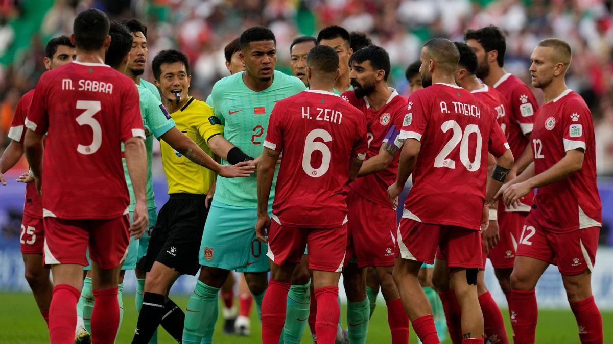 مصاف چین و لبنان در بازی‌های جام ملت‌های آسیا ۲۸ ژانویه 