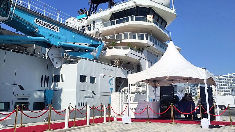 Euronews Green wurde eingeladen, OceanXplorer während des offiziellen Ruhetages der COP28 in Dubai im Dezember 2023 zu besichtigen.