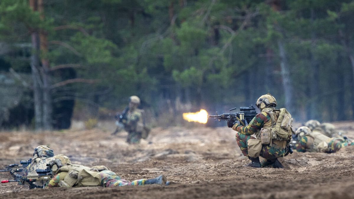 Sweden is sending troops to NATO's front lines as the army prepares to gain membership
