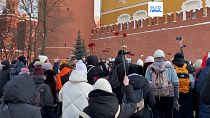 Manifestazione mogli a Mosca