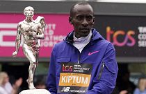 Kiptum bateu o recorde mundial na maratona de Chicago, em outubro