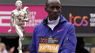 Il maratoneta keniano Kelvin Kiptum