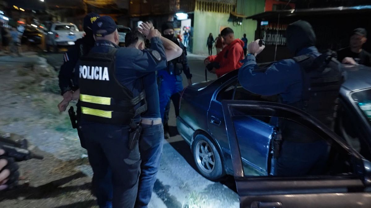 Detenção de membros de cartéis de droga na Costa Rica