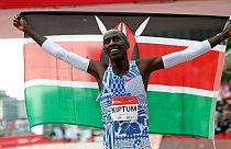 Erkekler maraton dünya rekortmeni Kelvin Kiptum 