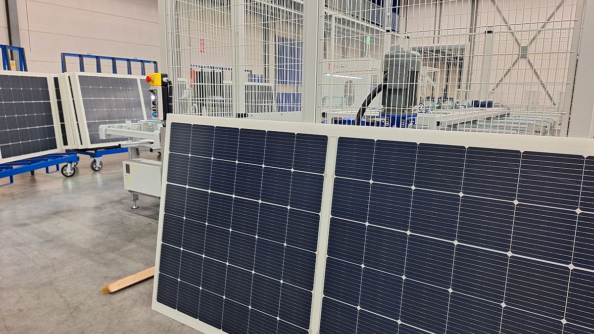 Solarmodule in Solarge, die Niederlande