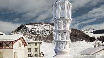 Standing 30 metres tall, the "Tor Alva" is being built in the Swiss mountain village of Mulegns. It will be the tallest 3D printed structure in the world upon its completion.