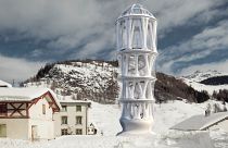 Тор Альва" высотой 30 метров строится в швейцарской горной деревне Мулегнс. После завершения строительства это будет самая высокая 3D-печатная конструкция в мире.