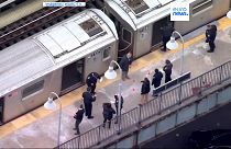 La stazione della metropolitana di Mount Eden nel Bronx, a New York, teatro di una sparatoria con morti e feriti (12 febbraio 2024)