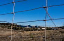 Vista da fábrica de tratamento de metano Las Dehesas, nos arredores de Madrid.
