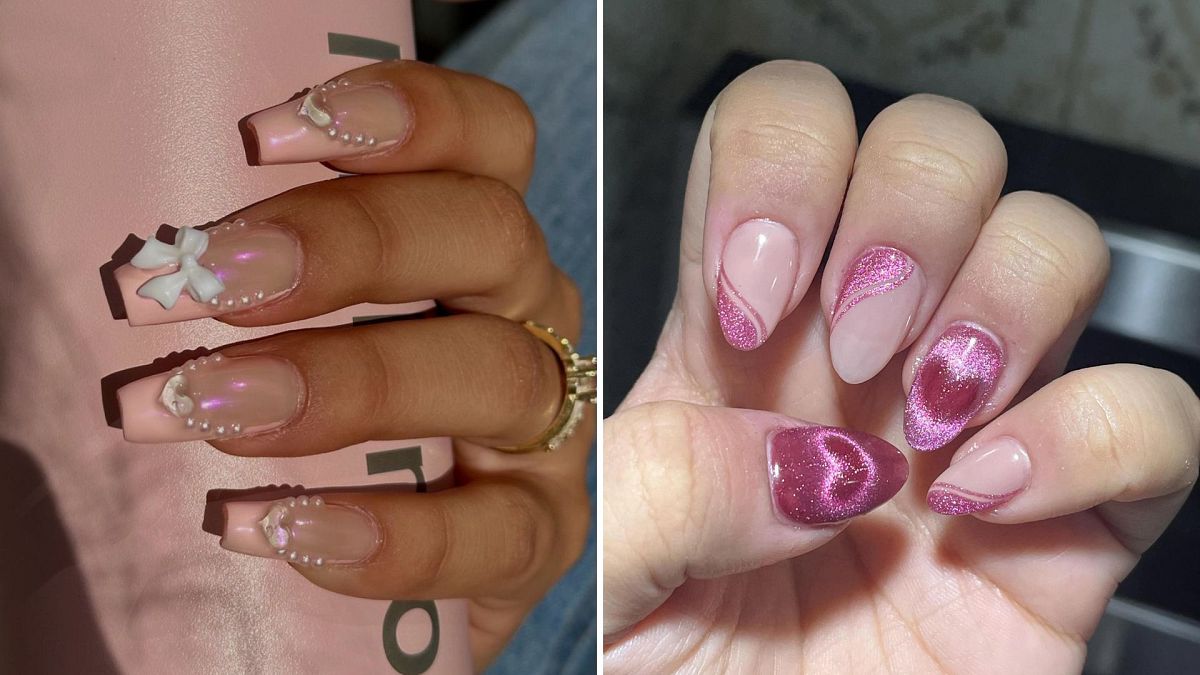 Coquette, mob wife & magnetic hearts: The top 5 nail trends this Valentine's Day thumbnail