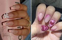 Coquette, mob wife, magnetic hearts. 5 top nail trends to express Valentine's love