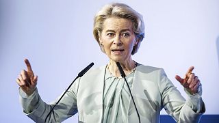 Ursula von der Leyen said on Tuesday the global pace of the green transition was "still too slow."