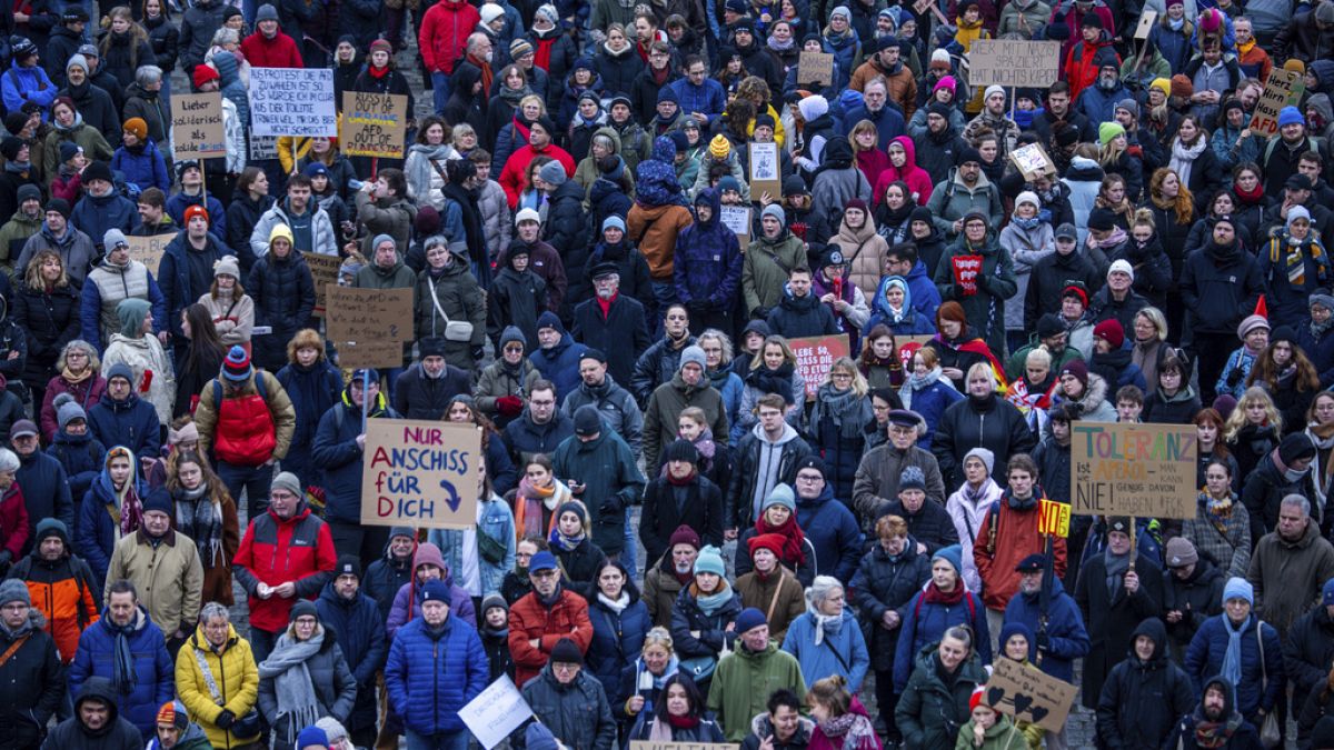 Manifestações contra a extrema-direita têm-se multiplicado na Alemanha nas últimas semanas