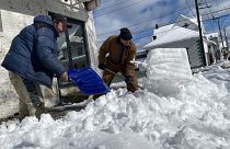 In Hazleton in Pennsylvania fielen am Dienstag knapp 35 Zentimeter Neuschnee