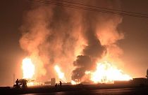 انفجار در خط لوله سراسری گاز در ایران