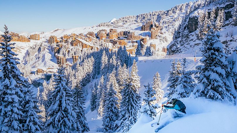 Avoriaz is a purpose built ski village in the French Alps.
