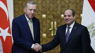 Erdoğan ve Sisi ile bir araya geldi
