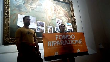 Ecoattivisti protestano a Firenze