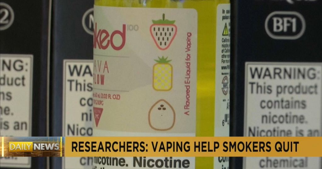 New research says vaping helps smokers quit - Vimarsana News