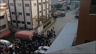 L'evacuazione dell'ospedale di Nasser a Khan Younis - 14 febbraio 2024