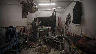 ARCHÍV: a Nasszer kórház szülészeti osztálya izraeli légicsapások után 2023. december 17-én