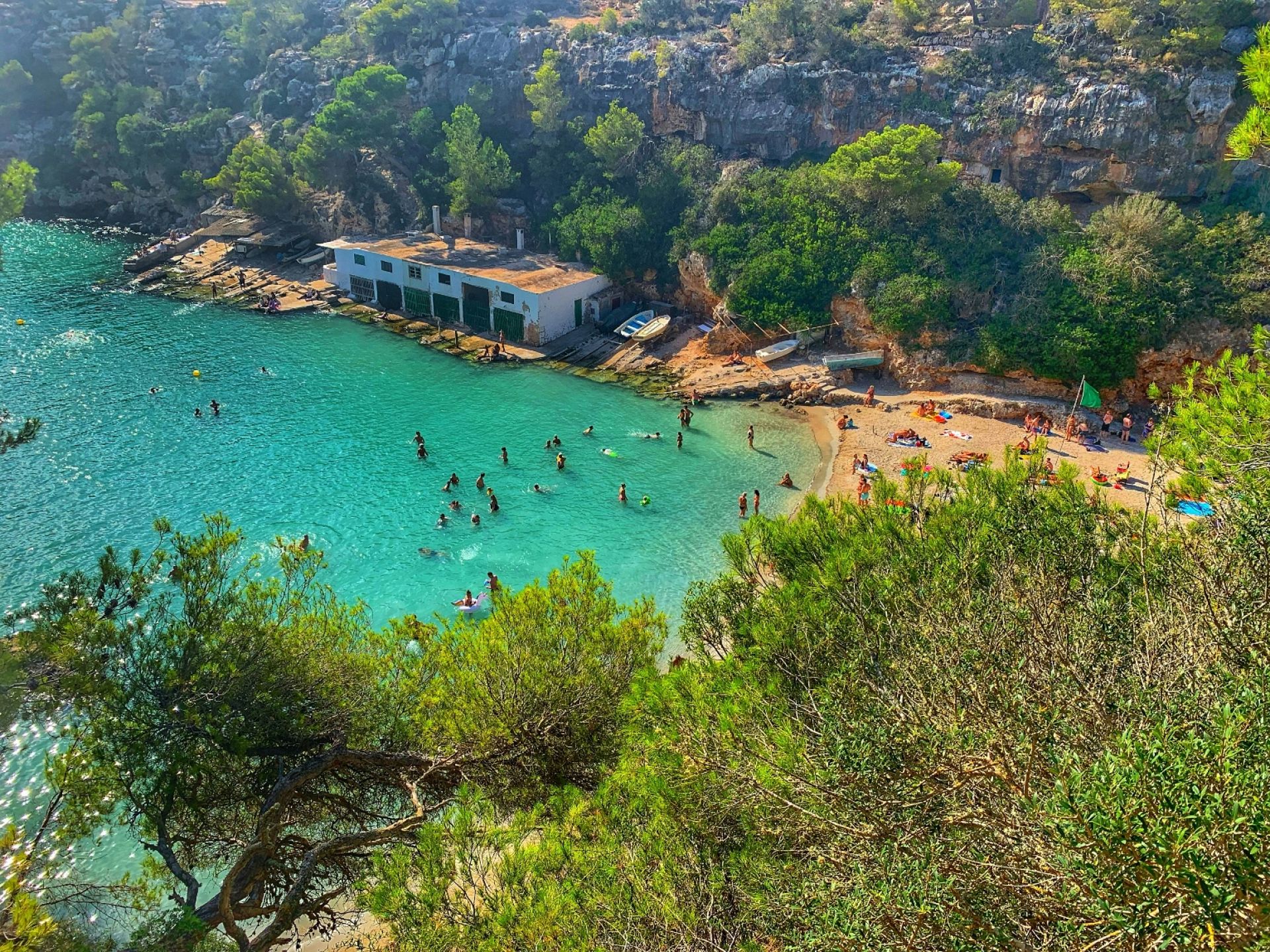 A potential destination for the scheme's beneficiaries - a view of one of Majorca's bays