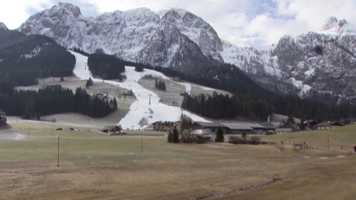 Imagen de las montañas en las que se encuentra la estación de esquí 'Karkogel - Abtenau', en Austria.