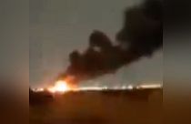 انفجار و آتش‌سوزی در غرب استان تهران