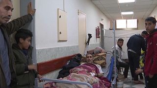 أروقة مستشفى ناصر بعد الهجمة الإسرائيلية