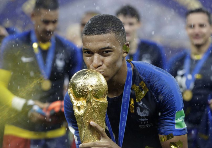 Mbappe, 2018 Dünya Kupası'nı kazanan Fransa milli takımında