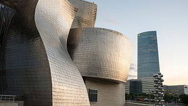 Das Guggenheim-Museum in Bilbao wurde von dem US-amerkanischen Architekten Frank O. Gehry entworfen.