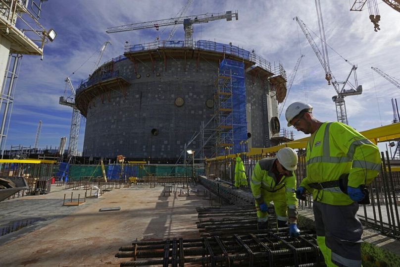 Hinkley Point C nuclear power station in Somerset, England (file photo)