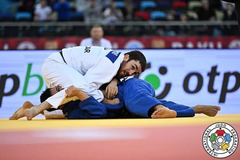 O judoca espanhol Alberto Gaitero Martin
