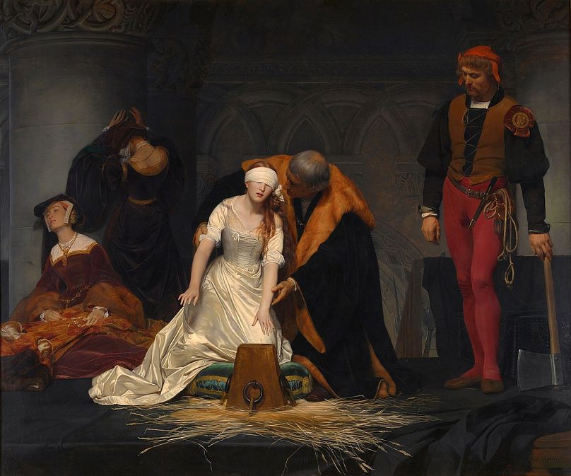 Paul Delaroche: Lady Jane Grey kivégzése