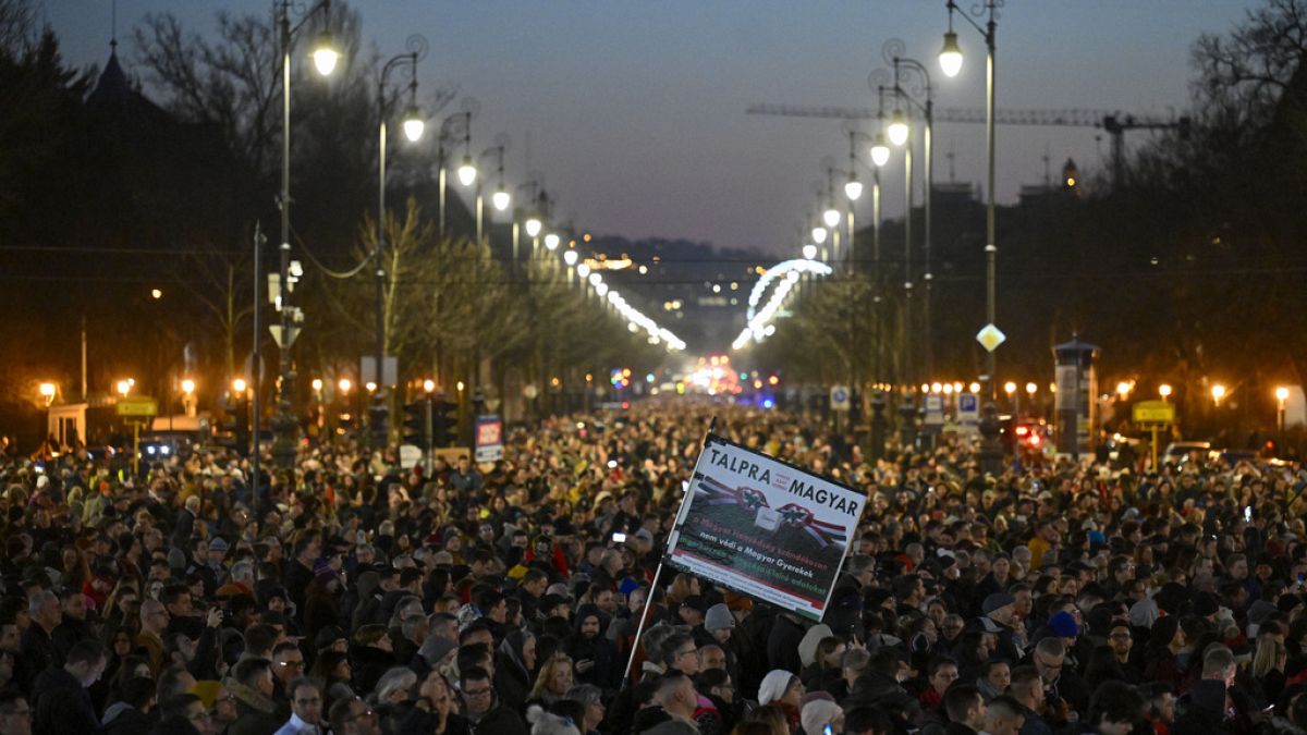 Manifestazione a Budapest