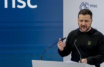 Az ukrán elnök a müncheni biztonságpolitikai konferencián