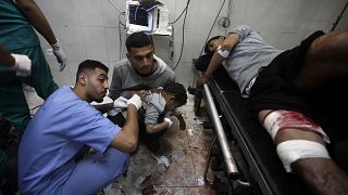 soccorritori a Gaza