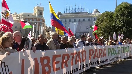 Manifestación a favor de Palestina sábado 17 febrero en Madrid
