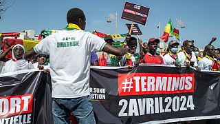 Senegalese citizens rally against presidential election postponement