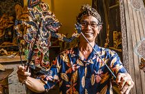 WATCH: The puppet master fanning the flames of traditional shadow theatre