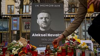 Megemlékezés Alekszej Navalnijról Bukarestben