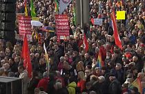 مظاهرة ضد اليمين المتطرف في مدينة فولفسبورغ الألمانية