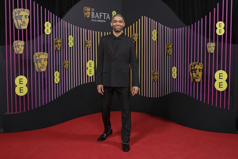 Kingsley Ben-Adir poses for photographers upon arrival at the 77th British Academy Film Awards, BAFTA's 2024