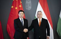 Orbán Viktor Vang Hsziahonggal, a kínai közbiztonsági miniszterrel Budapesten