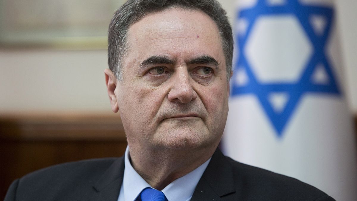 يسرائيل كاتس خلال اجتماع مجلس الوزراء في مكتب رئيس الوزراء في القدس. 