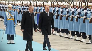 سفر علی‌اف به آنکارا و دیدار با اردوغان